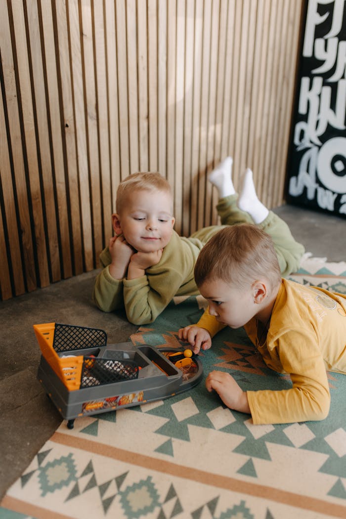 Children Playing with Toys